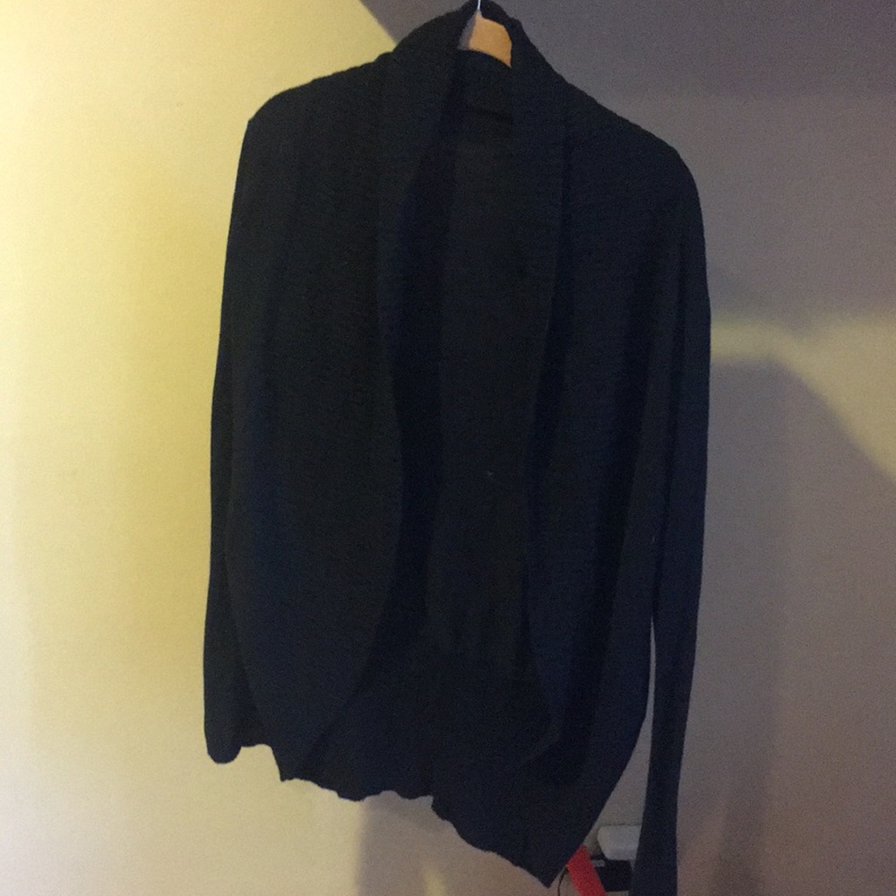 Black cardigan